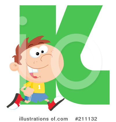 Royalty-Free (RF) Alphabet Clipart Illustration by Hit Toon - Stock Sample #211132