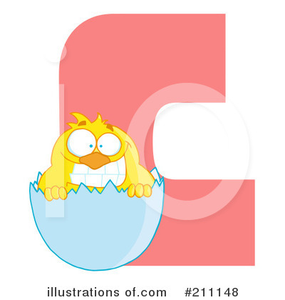 Royalty-Free (RF) Alphabet Clipart Illustration by Hit Toon - Stock Sample #211148