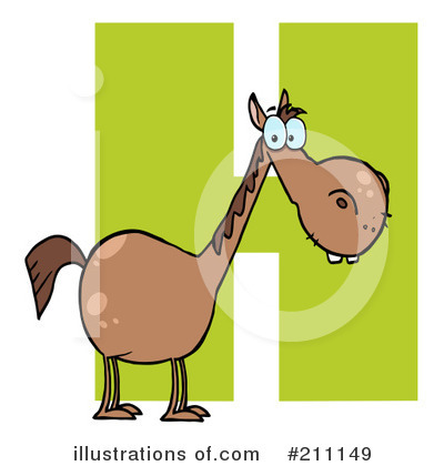 Royalty-Free (RF) Alphabet Clipart Illustration by Hit Toon - Stock Sample #211149