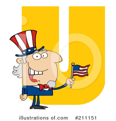 Royalty-Free (RF) Alphabet Clipart Illustration by Hit Toon - Stock Sample #211151