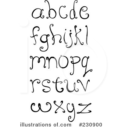 Royalty-Free (RF) Alphabet Clipart Illustration by yayayoyo - Stock Sample #230900