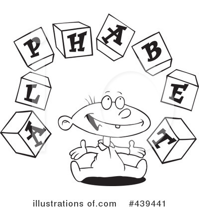 Alphabet Clipart #439441 by toonaday