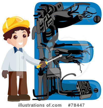 Electrician Clipart #78447 by BNP Design Studio