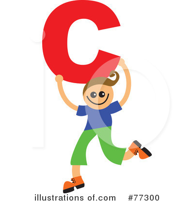 Royalty-Free (RF) Alphabet Kids Clipart Illustration by Prawny - Stock Sample #77300