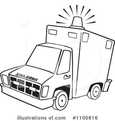 Ambulance Clipart #1100816 by toonaday