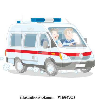 Ambulance Clipart #1694920 by Alex Bannykh