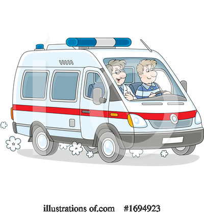 Ambulance Clipart #1694923 by Alex Bannykh