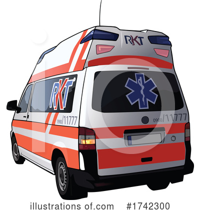 Royalty-Free (RF) Ambulance Clipart Illustration by dero - Stock Sample #1742300