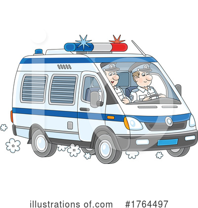 Royalty-Free (RF) Ambulance Clipart Illustration by Alex Bannykh - Stock Sample #1764497