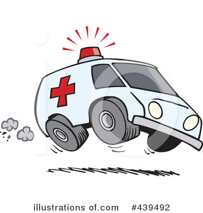Royalty-Free (RF) Ambulance Clipart Illustration by toonaday - Stock Sample #439492