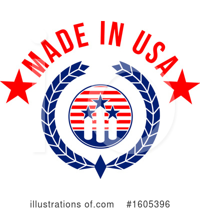 Made In Usa Clipart #1605396 by Vector Tradition SM