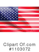 American Flag Clipart #1103072 by Andrei Marincas