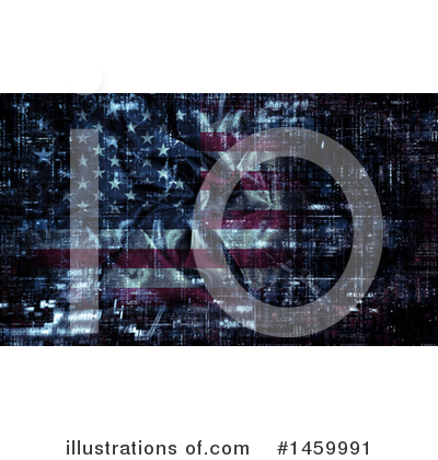 Royalty-Free (RF) American Flag Clipart Illustration by KJ Pargeter - Stock Sample #1459991