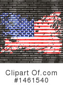 American Flag Clipart #1461540 by KJ Pargeter