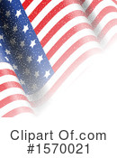 American Flag Clipart #1570021 by KJ Pargeter