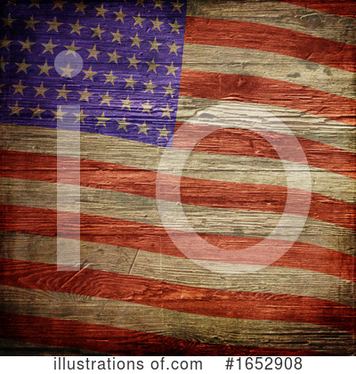 Royalty-Free (RF) American Flag Clipart Illustration by KJ Pargeter - Stock Sample #1652908