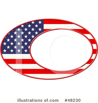 Royalty-Free (RF) American Flag Clipart Illustration by Prawny - Stock Sample #48230