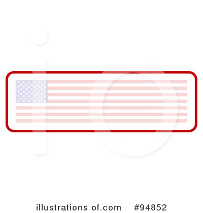 Royalty-Free (RF) American Flag Clipart Illustration by C Charley-Franzwa - Stock Sample #94852