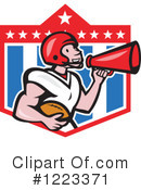 American Football Clipart #1223371 by patrimonio