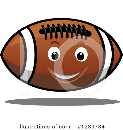 Royalty-Free (RF) American Football Clipart Illustration by Vector Tradition SM - Stock Sample #1239784