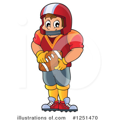 Football Player Clipart #1251470 by visekart