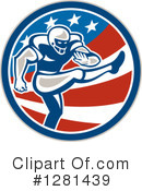 American Football Clipart #1281439 by patrimonio