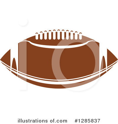 Royalty-Free (RF) American Football Clipart Illustration by Vector Tradition SM - Stock Sample #1285837