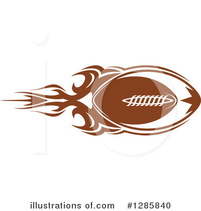 Royalty-Free (RF) American Football Clipart Illustration by Vector Tradition SM - Stock Sample #1285840
