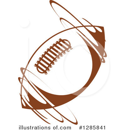 Royalty-Free (RF) American Football Clipart Illustration by Vector Tradition SM - Stock Sample #1285841
