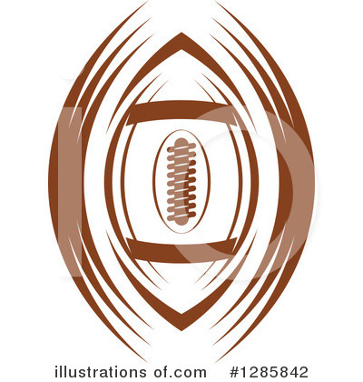 Royalty-Free (RF) American Football Clipart Illustration by Vector Tradition SM - Stock Sample #1285842