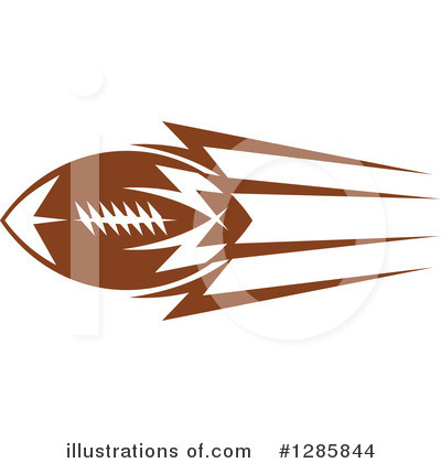 Royalty-Free (RF) American Football Clipart Illustration by Vector Tradition SM - Stock Sample #1285844