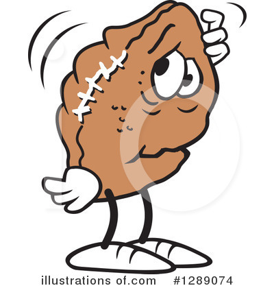 American Football Clipart #1289074 by Johnny Sajem