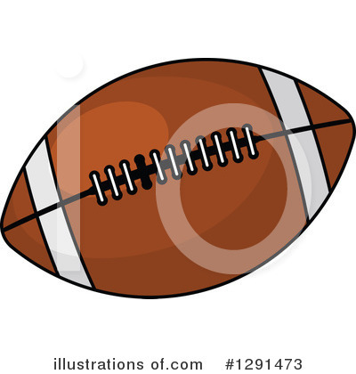 Royalty-Free (RF) American Football Clipart Illustration by Vector Tradition SM - Stock Sample #1291473