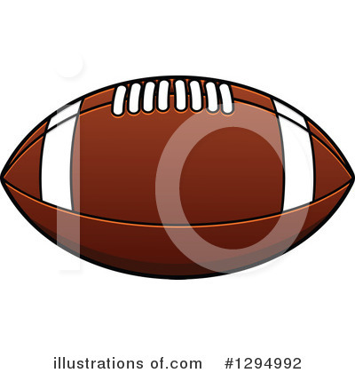 Royalty-Free (RF) American Football Clipart Illustration by Vector Tradition SM - Stock Sample #1294992