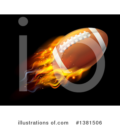 American Football Clipart #1381506 by AtStockIllustration