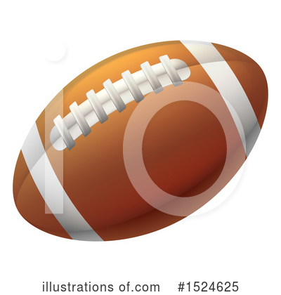 Football Clipart #1524625 by AtStockIllustration