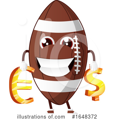 American Football Clipart #1648372 by Morphart Creations
