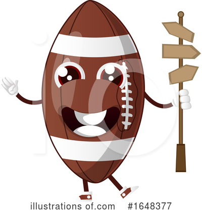 Royalty-Free (RF) American Football Clipart Illustration by Morphart Creations - Stock Sample #1648377
