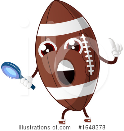 Royalty-Free (RF) American Football Clipart Illustration by Morphart Creations - Stock Sample #1648378