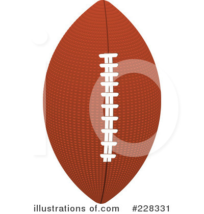 Royalty-Free (RF) American Football Clipart Illustration by elaineitalia - Stock Sample #228331