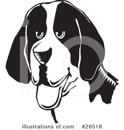 American Foxhound Clipart #26518 by David Rey