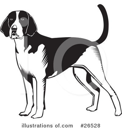 American Foxhound Clipart #26528 by David Rey