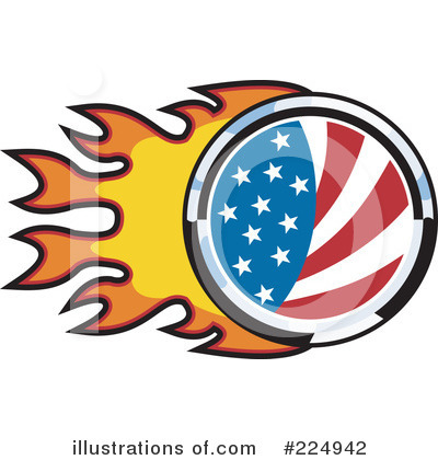 Royalty-Free (RF) Americana Clipart Illustration by patrimonio - Stock Sample #224942