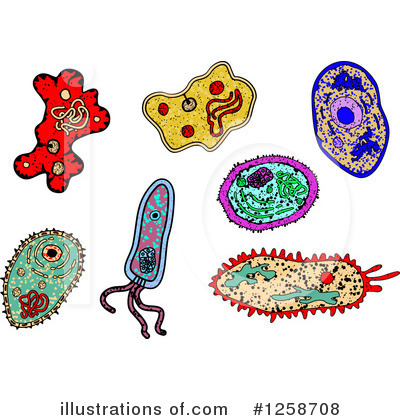 Royalty-Free (RF) Amoeba Clipart Illustration by Vector Tradition SM - Stock Sample #1258708