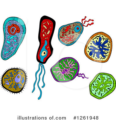 Royalty-Free (RF) Amoeba Clipart Illustration by Vector Tradition SM - Stock Sample #1261948