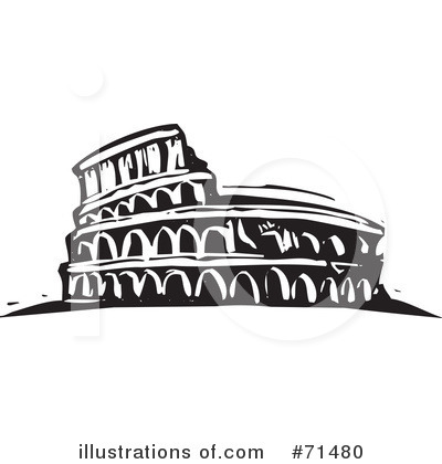 Royalty-Free (RF) Amphitheatre Clipart Illustration by xunantunich - Stock Sample #71480