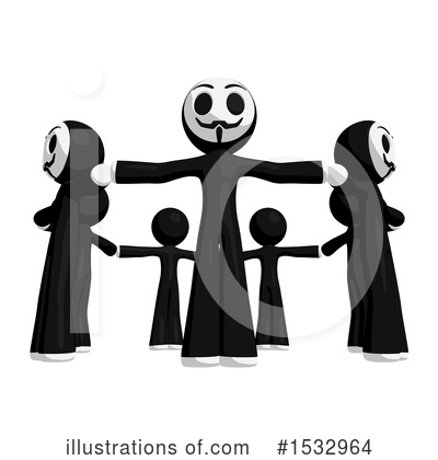 Royalty-Free (RF) Anarchist Clipart Illustration by Leo Blanchette - Stock Sample #1532964