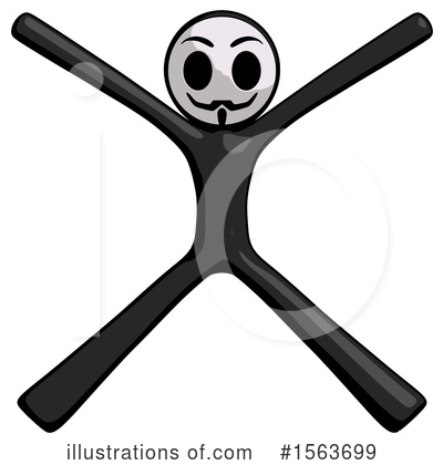 Royalty-Free (RF) Anarchist Clipart Illustration by Leo Blanchette - Stock Sample #1563699