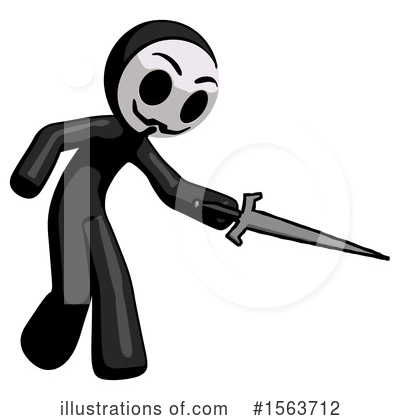 Royalty-Free (RF) Anarchist Clipart Illustration by Leo Blanchette - Stock Sample #1563712