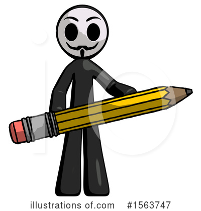 Royalty-Free (RF) Anarchist Clipart Illustration by Leo Blanchette - Stock Sample #1563747